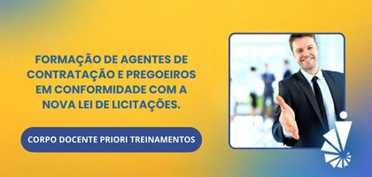 Curso: Formação de Agentes de Contratação e Pregoeiros em Conformidade com a Nova Lei de Licitações.